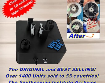 The ORIGINAL VHS Mold Cleaner Machine Betamax Analog Tape Cleaning Removal System Over 2000 Cleaners Sold to 66 Countries as of 2026!
