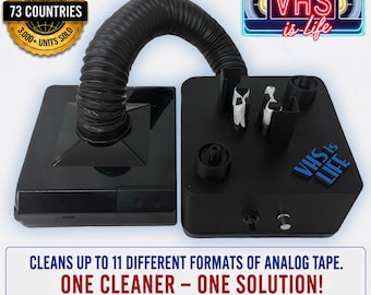 VHS Betamax Analog Tape Mold Cleaner Machine Cleaning Removal System Over 3000+ Cleaners Sold to 73 Countries! We are the original and best!