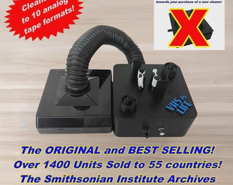VHS Mold Cleaner Machine Betamax Analog Tape Cleaning Removal System Over 2000 Cleaners Sold to 66 Countries! We are the ORIGINAL and BEST!
