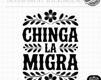 Camiseta anti-ICE PNG, Chinga la Migra Png, Camisetas políticas divertidas, Pro inmigración Png, Chinga tu Migra, activista de protesta