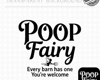 PNG de granja divertida, diseño de cita de hada de la caca, gráfico de humor de granja, sublimación de tipografía retro, idea de regalo para granjeros