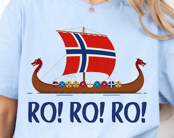 RO RO Norway Flag Soccer PNG, Norwegian Supporter Fan Design, Nordic Football Shirt Graphic, World Cup Norway Fan Gift