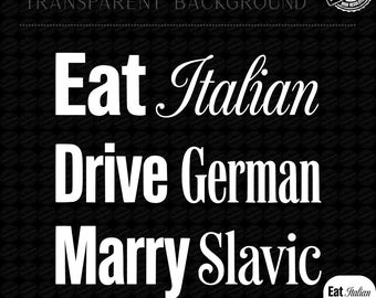 humor automovilístico png, comer italiano conducir alemán casarse eslavo, diseño de cita divertida sobre coches, meme automovilístico con tipografía llamativa, gráfico de camiseta con texto minimalista