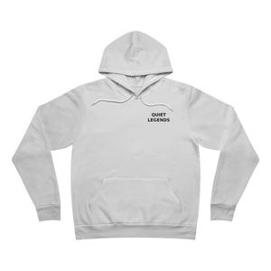 Unisex Hooded Sweatshirt - Quiet Legends, Gym Apparel, Fitness Gift, Workout Hoodie, Motivational Wear, Cozy Style