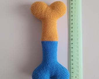 Häkelanleitung - Hundeknochen Muster – Amigurumi Haustier Spielzeug Anleitung (PDF Englisch)