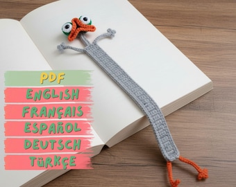 Crochet Duck Bookmark Pattern: Amigurumi PDF for Beginners (5 Languages)