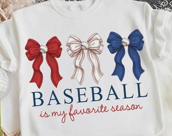 Baseball Bows PNG, Retro Game Day Shirt Design (Digital Download)
