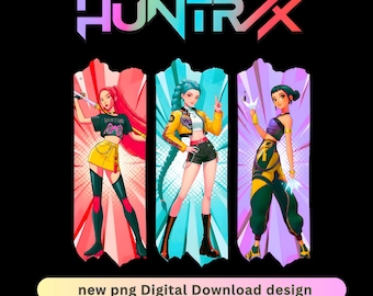 Kpop PNG, Demons Hunter PNG, Saja Girls PNG, Derpy Tiger, K pop Huntr Clipart, Anime Lover Gift, Kpop Fan Shirt, K-pop art, Digital download