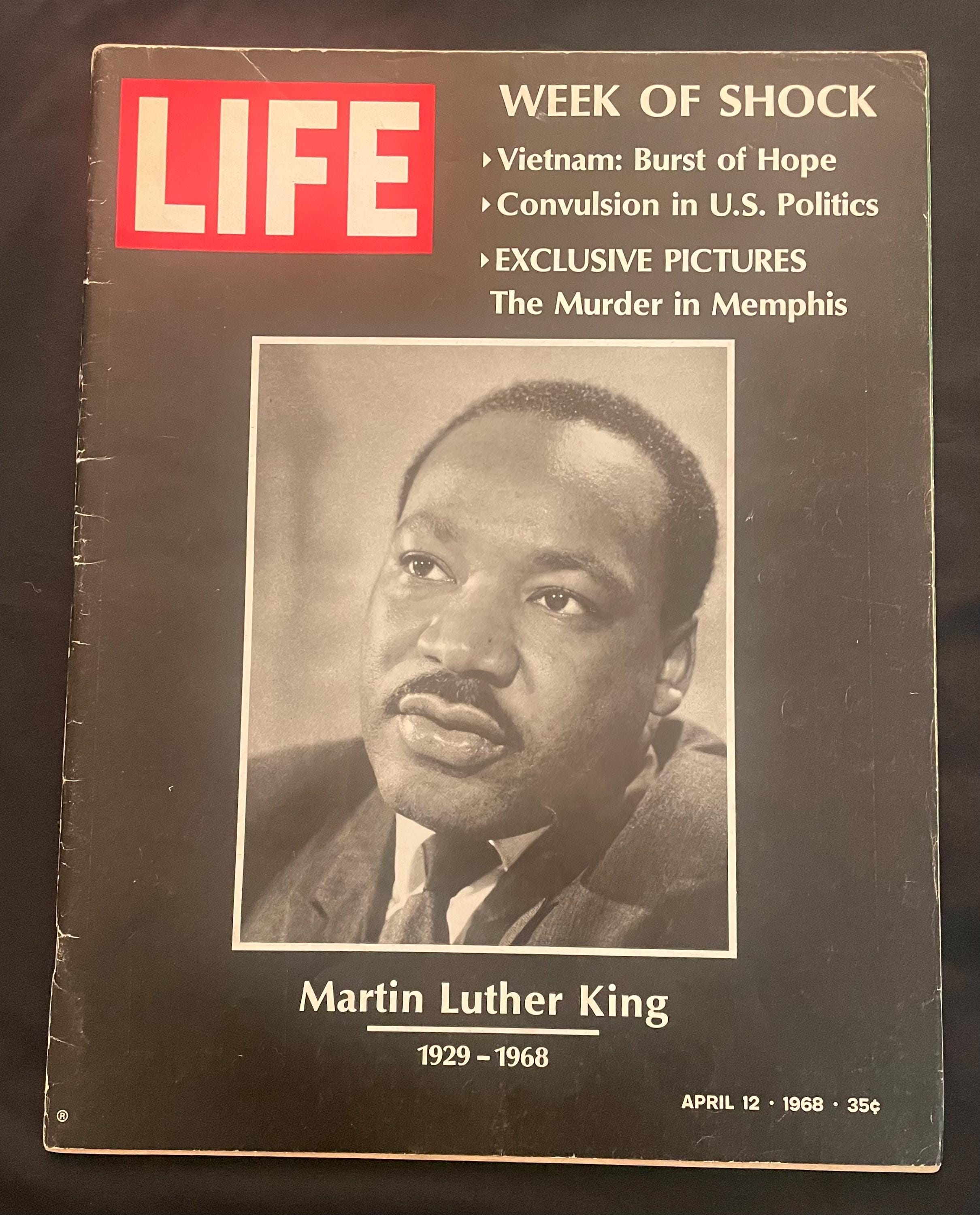 ライフ誌 マーティン・ルーサー・キング 1929-1968 1968年4月12日 - Etsy 日本, image size:2420x3000