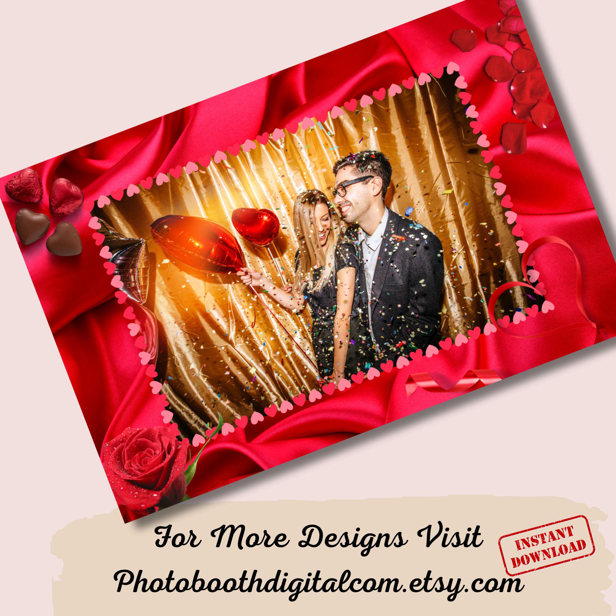 Photo Booth Custom Design Custom Photo Booth Template: Personalize Events Design - Etsy
