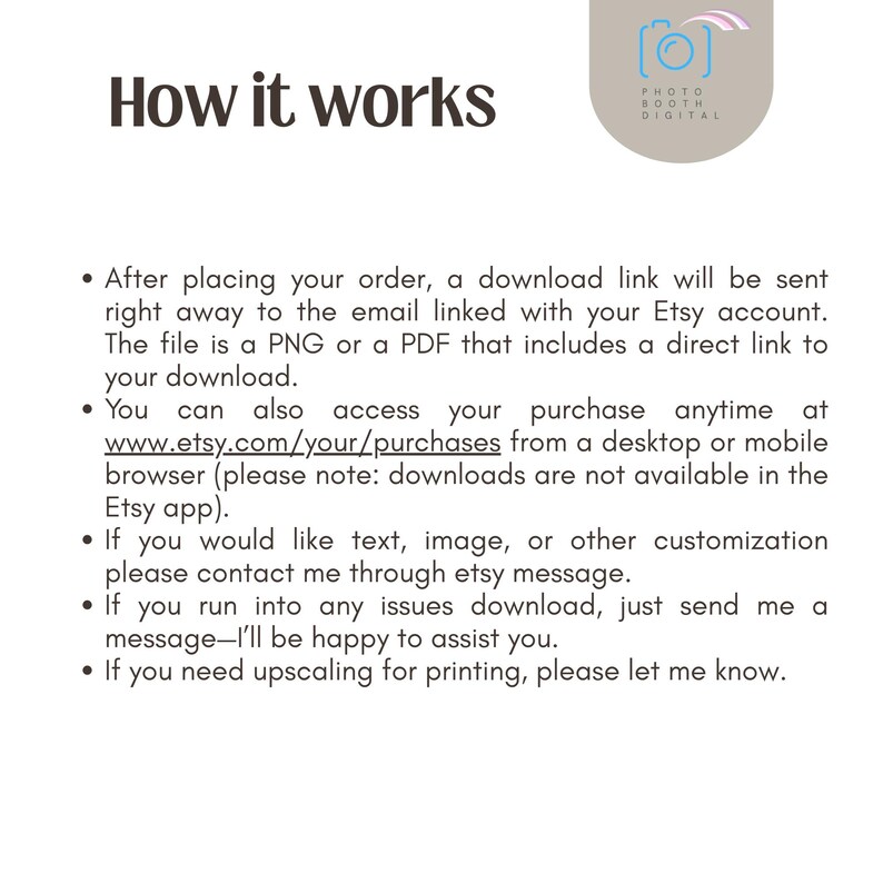 360 Photo Booth Overlay Template: Birthday, Wedding, Party (Digital Download) image 5
