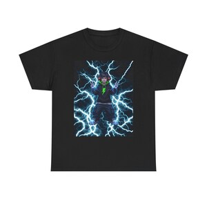 Gamer Lightning T Shirt Graphic Tee Peace Sign Video Game Shirt Unisex Heavy Cotton Top Gift for Gamers and Streamers