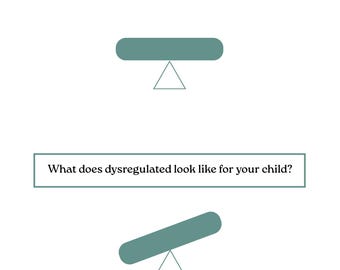Regulation worksheets for parents