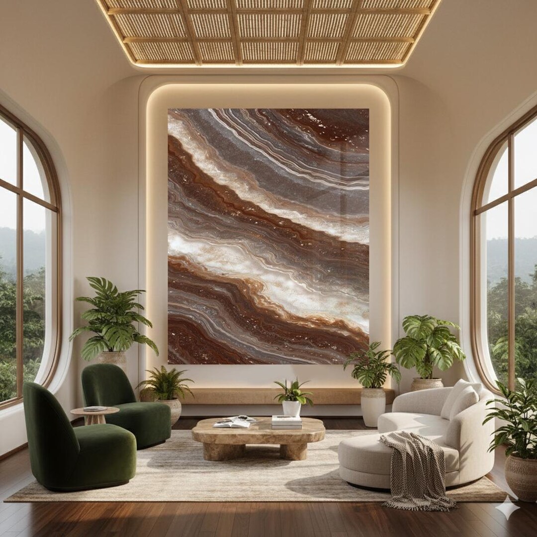 Modern Aesthetic Tempered Glass Wall Art, Custom Tempered Glass Wall ...