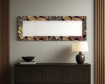Specchio Decorativo Da Parete Con Cornice Curva In Stile Art Déco 60 X 89 Cm Verde Norville 85424570