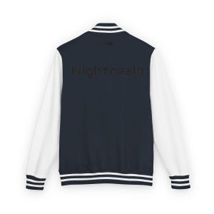 Unisex Heavyweight Letterman Jacket with Nightrealm Design - Stylish College Gear, Vintage Sportswear, Trendy Layering Piece, Great [...]
