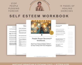 People Pleasing Workbook PDF | Codependency Recovery | Stop Being Everyone's Therapist | Boundaries Worksheet | Digital Download