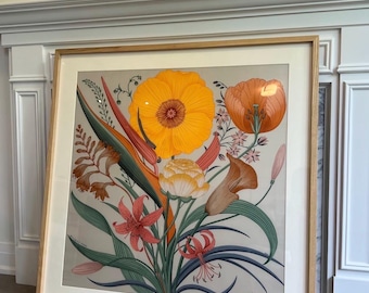 Marco para bufandas de 90 cm - Madera beige