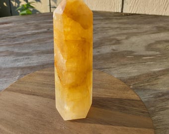 Vibrant Golden Healer Tower- Sunrise Mimosa Vibes