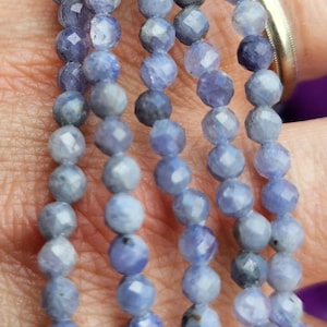Exquisite Tanzanite Bracelet with Dazzling Faceted Beads