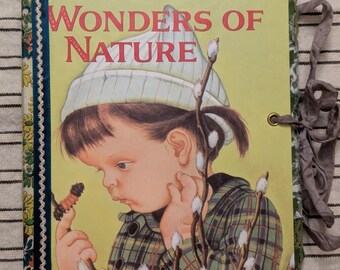 Wonders of Nature Altered Little Golden Book Junk Journal