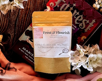 Frost & Flourish – White Tea with Rose, Jasmine, Lemon, Chamomile | Loose Leaf Tea Blend