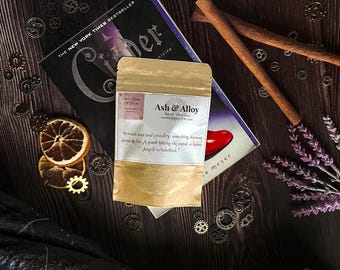 Ash & Alloy – Smoky Green + Black Tea with Ginger and Lavender | Loose Leaf Tea Blend