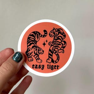 Easy Tiger | Matowa naklejka winylowa