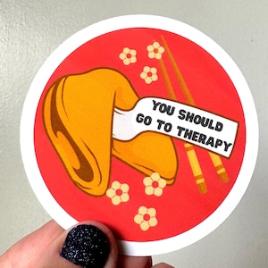 Fortune Cookie - Matte Vinyl Sticker