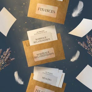 Prayer Closet Printable Set | Christian Reflection Sheets & Cards | Faith-Based Digital Download