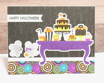 Halloween Card for Child Mice Halloween Greeting Card