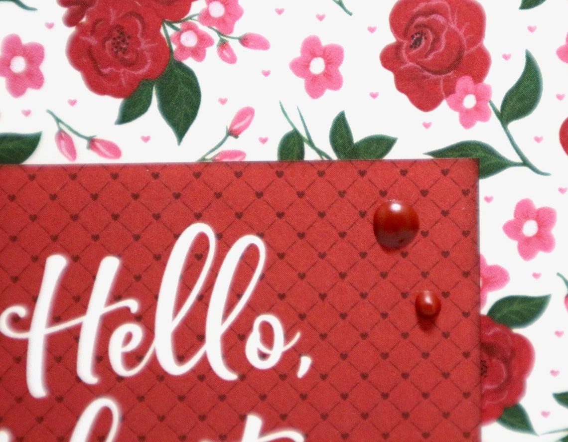 Valentines Card for Her- Cards for Her- Hello Valentine- Valentine Card ...