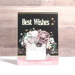 Birthday Card for Daughter- Birthday Wishes Card- Birthday Card- Birthday Cake Card- Best Wishes- Handmade Birthday Card