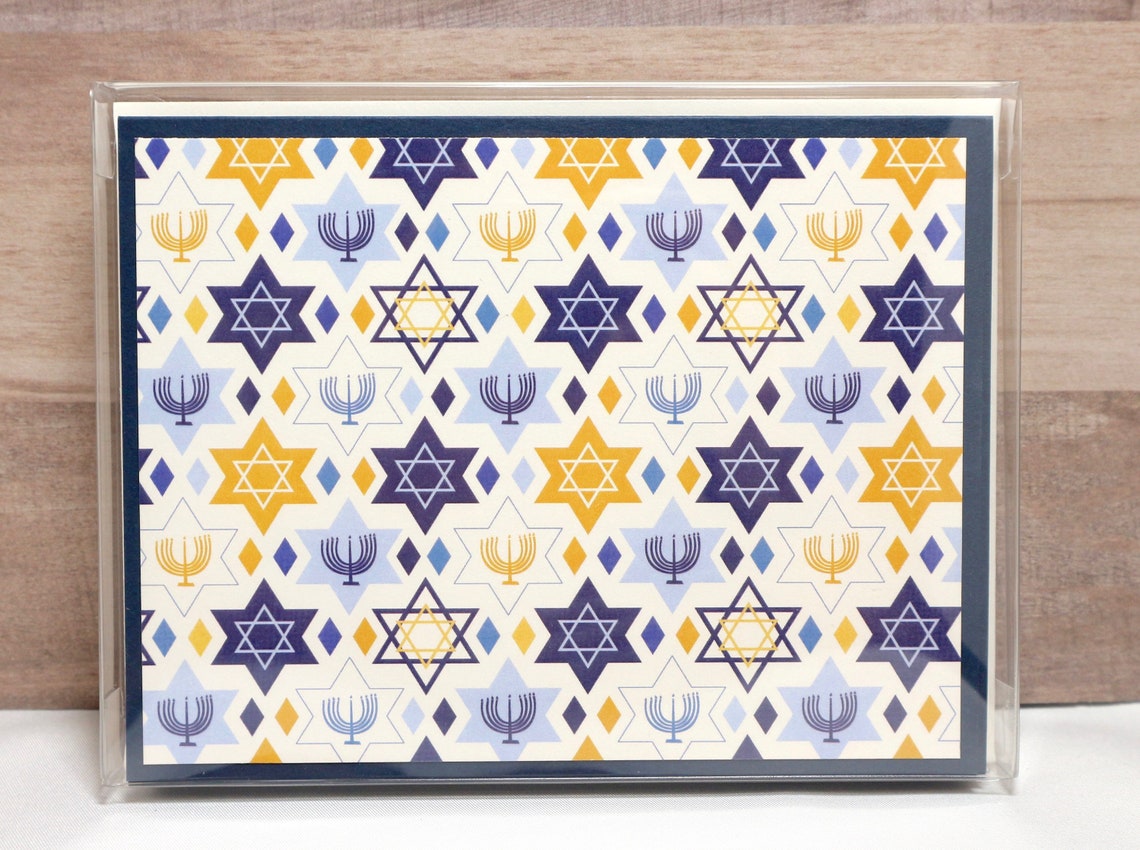 Hanukkah Card Set Hanukkah Boxed Set Set of Hanukkah Cards Etsy
