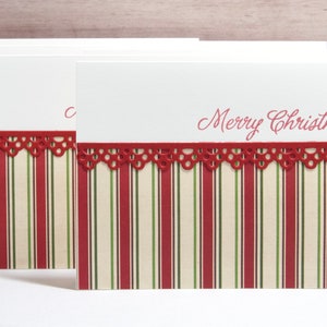 Christmas Note Cards Boxed- Merry Christmas Cards- Set of Christmas Cards- Handmade Christmas Cards