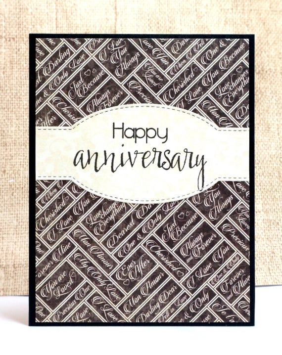 Anniversary Card Happy Anniversary Cards For Him Husband Etsy
