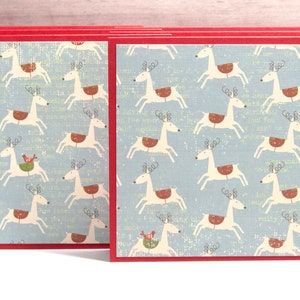 Christmas Deer Note Cards- Christmas Cards Boxed -Christmas Note Cards- Cards for Christmas- Handmade Christmas Cards