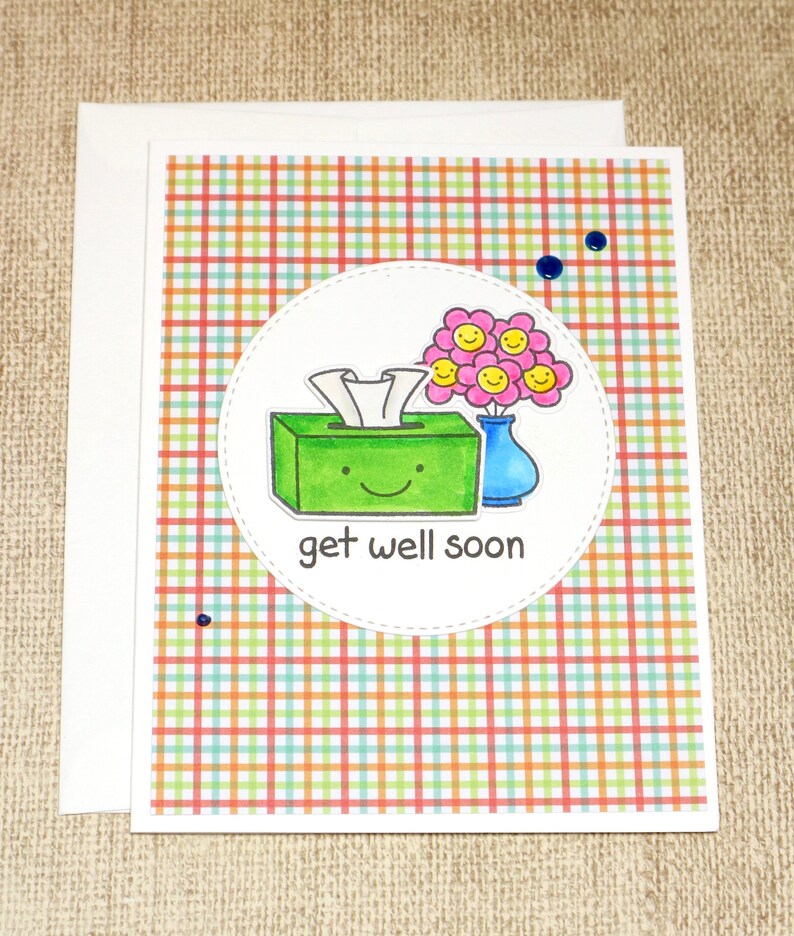 Get Well Soon Card Cute Card Feel Better Soon-Cute Get | Etsy