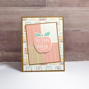 Teacher Thank You Card- Teacher Card- Card for Teachers- Thank You Card- Teacher Thanks
