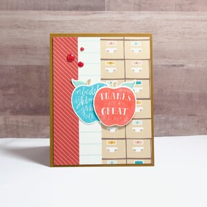 Thank You Teacher Card- Thanks Teacher Card- Thank You Teacher- Thank You Card- For Teachers