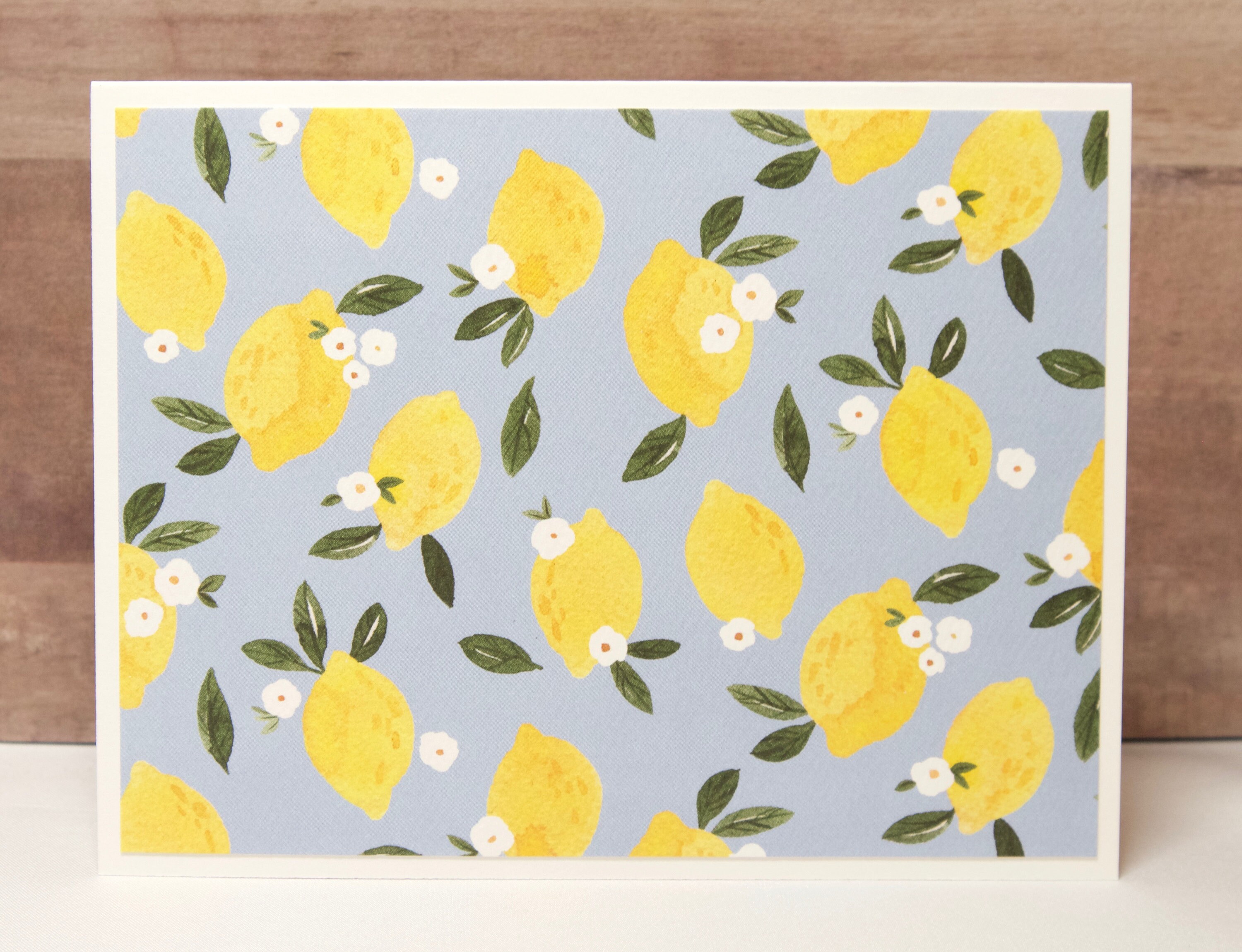Lemon Note Cards Lemon Cards Stationery Set Blank Cards Etsy