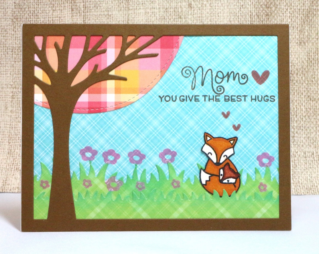 Carte D'anniversaire Renard Avec Chapeau De Fête, Joyeux