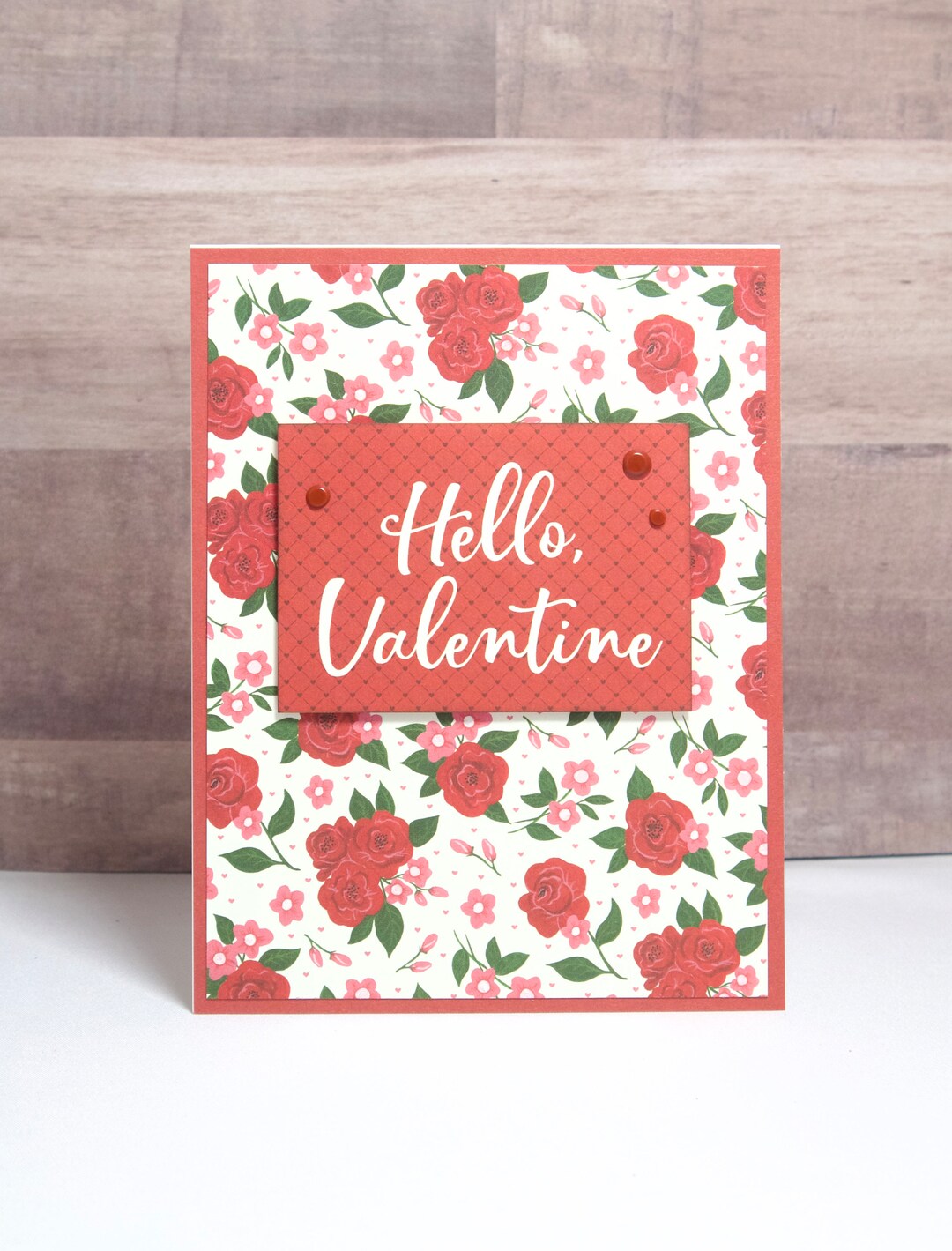 Valentines Card for Her- Cards for Her- Hello Valentine- Valentine Card ...