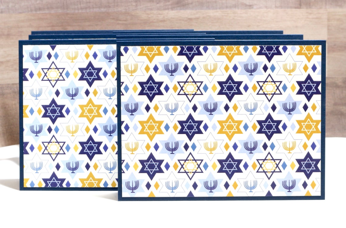 Hanukkah Card Set Hanukkah Boxed Set Set of Hanukkah Cards Etsy