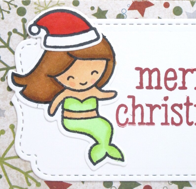 Mermaid Gift Card Holder Mermaids Christmas Mermaids Gift Etsy