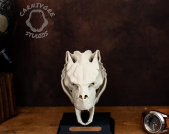 Godzilla Skull Replica: 3D Printed Kaiju Fossil Collectible - Etsy