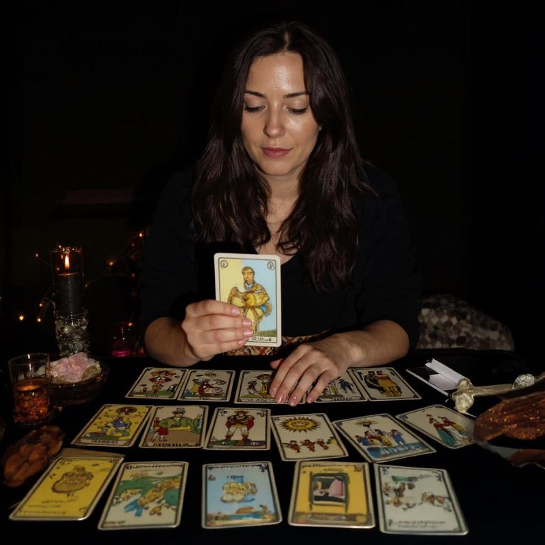 An inspiring image promoting a psychic medium service that emphasizes accurate reading and instant access. This custom soulmate insight focuses on love reading, career reading, and general psychic spiritual support. Helin offers fast psychic reading responses and detailed reports with honest reading clarity. This online service provides psychic predictions and medium reading guidance, perfect for those needing intuitive guidance and spiritual connection.