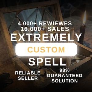 Strong CUSTOM Spell - Leistungsstarke benutzerdefinierte Zaubersprüche am selben Tag, Manifestieren Sie, was Sie sich wünschen, speziell für Sie personalisiert