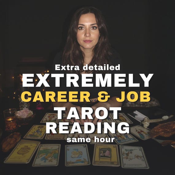 Same hour CAREER & JOB Reading, Honest Tarot Reading, Tarot Career Reading/ Career Tarot Card Reading, Medium Career Reading, Money Reading