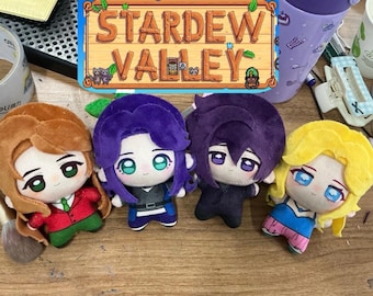 Peluche de Stardew Valley de 10 cm, Sebastian, Sam, Shane, Alex, Elliott, Abigail, Emily, Haley, Leah y Penny de Stardew Valley, regalo para Stardew Valley.